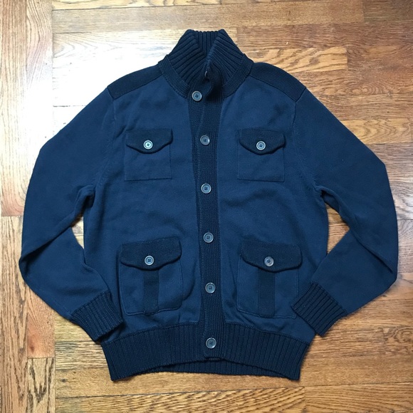 Banana Republic Other - Banana Republic Navy Button Down Sweater • SALE